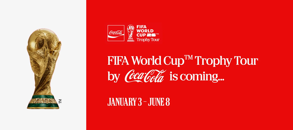 Coca-Cola and FIFA launch global World Cup Trophy Tour